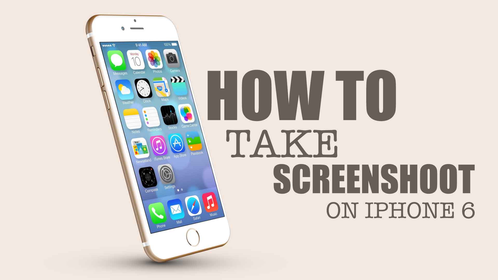 How to screenshot on iPhone 6