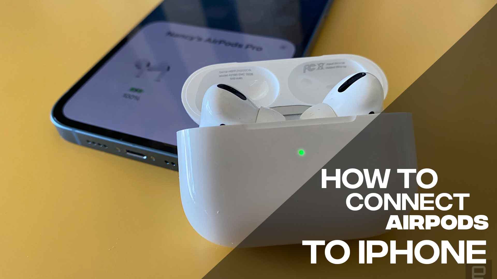 how to connect airpods to iphone