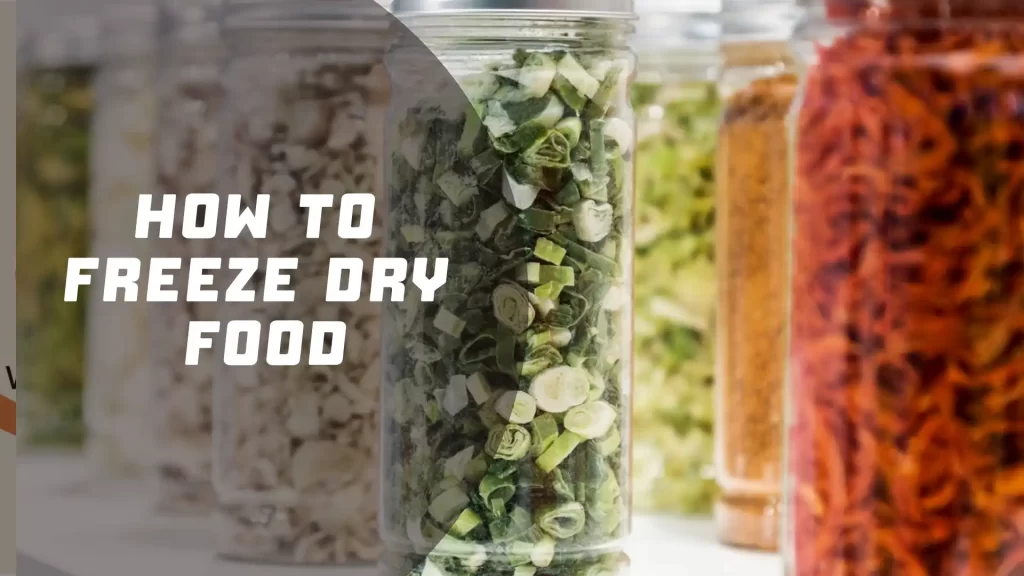 how to freeze dry food